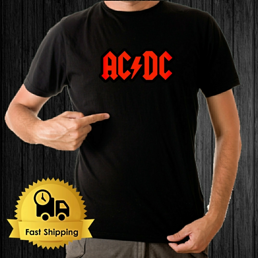 AC/DC T-SHIRT ROCKER TEES MUSIC LOVERS SHIRT